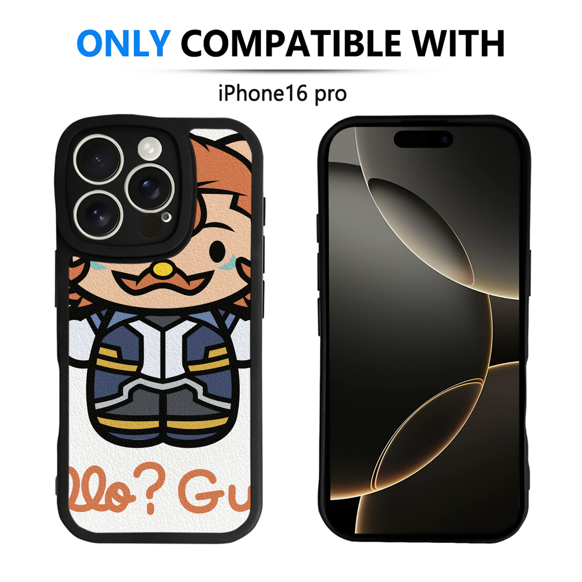 （画像用） Hello Kitty ハローキティ 【iPhone 16シリーズ対応】シリコンスマホケース（レザー調） 材質：シリコン
